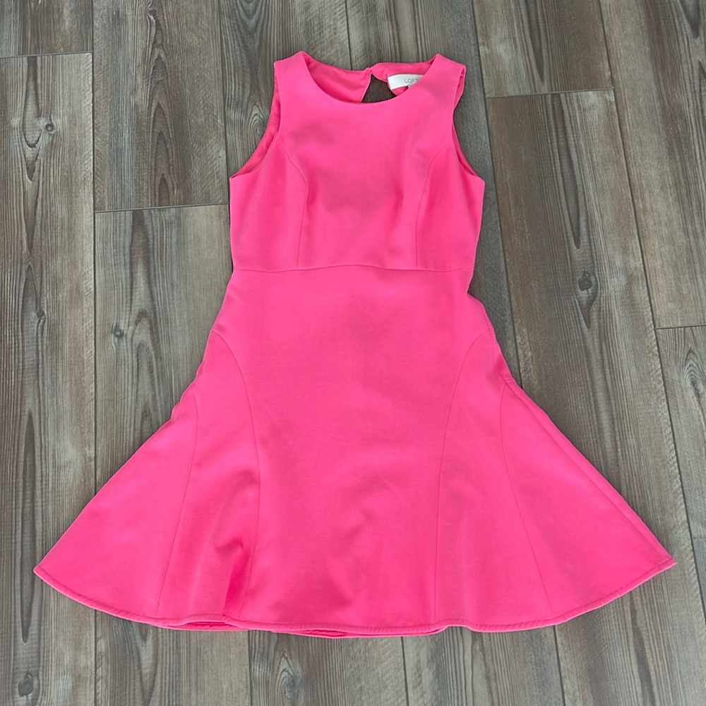 Bright pink summer dress